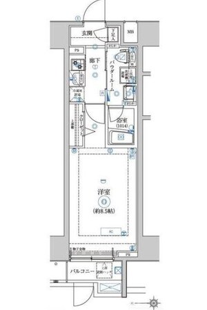 アルテシモ　ラートの物件間取画像